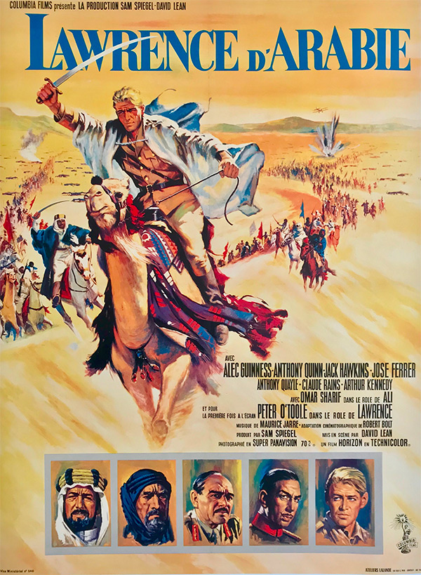 affiche du film Lawrence d’Arabie