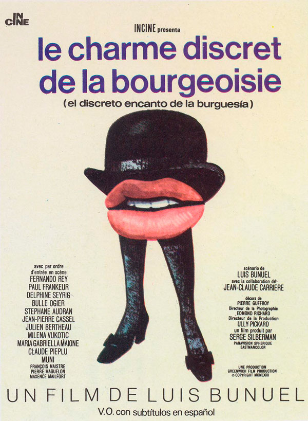 affiche du film Le Charme discret de la bourgeoisie