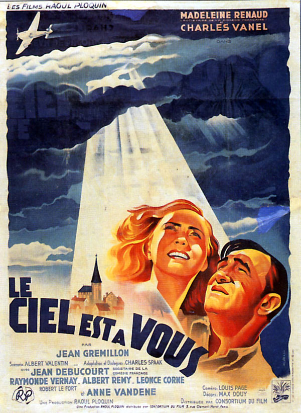 affiche du film Le ciel est à vous