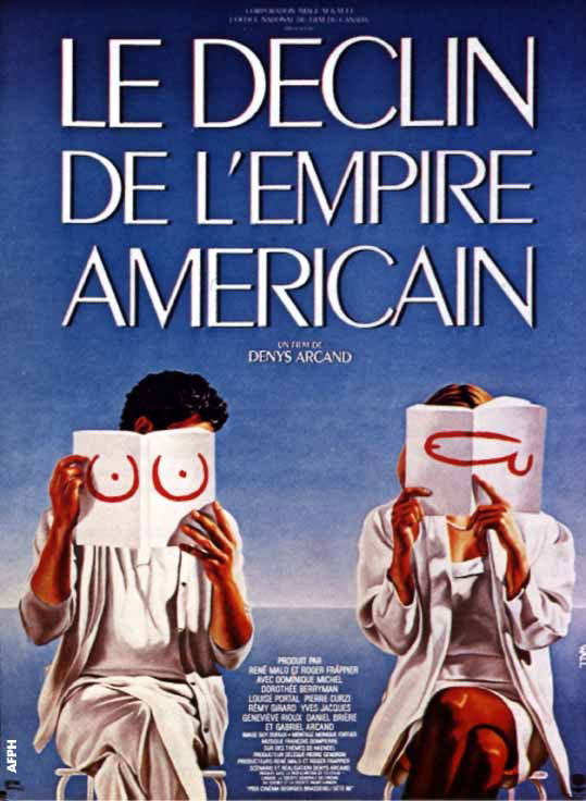 affiche du film Le Déclin de l’empire américain