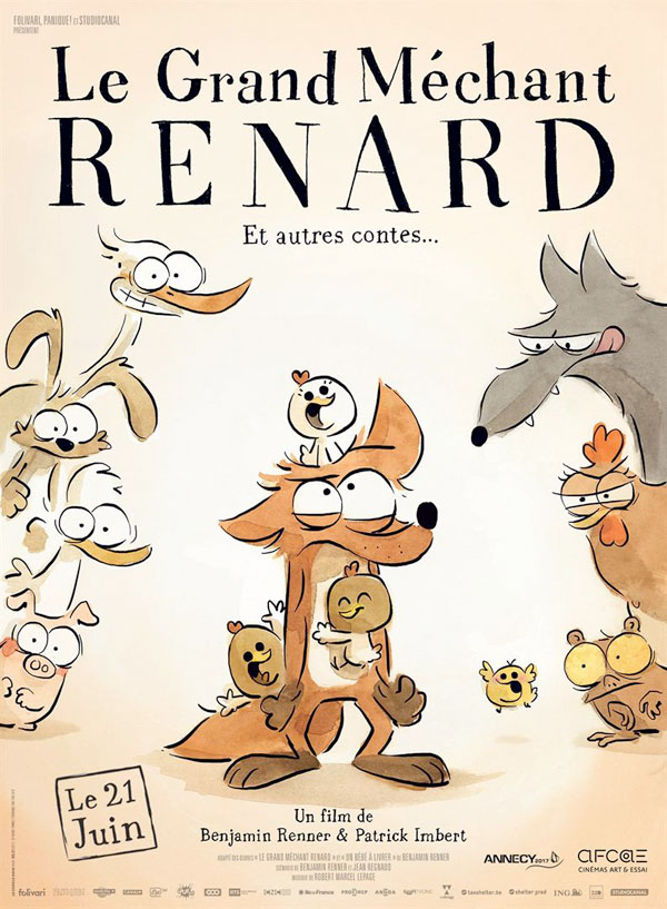 affiche du film Le Grand méchant renard et autres contes