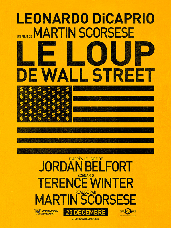 affiche du film Le Loup de Wall Street
