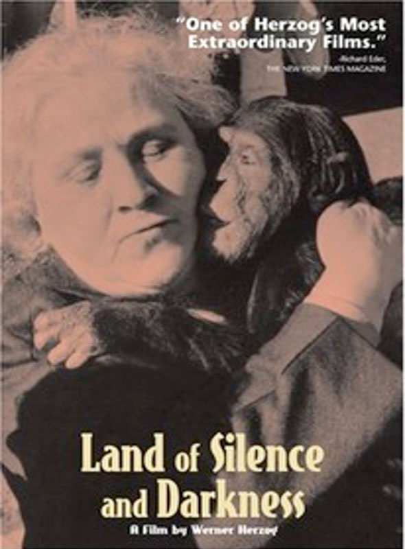 affiche du film Le Pays du silence et de l’obscurité (Land des Schweigens und der Dunkelheit)