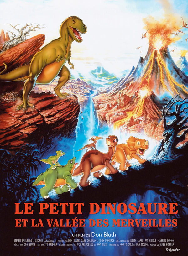affiche du film Le Petit dinosaure et la vallée des merveilles