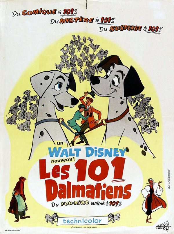 affiche du film Les 101 Dalmatiens