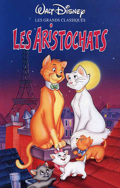 affiche du film Les Aristochats (The Aristocats)