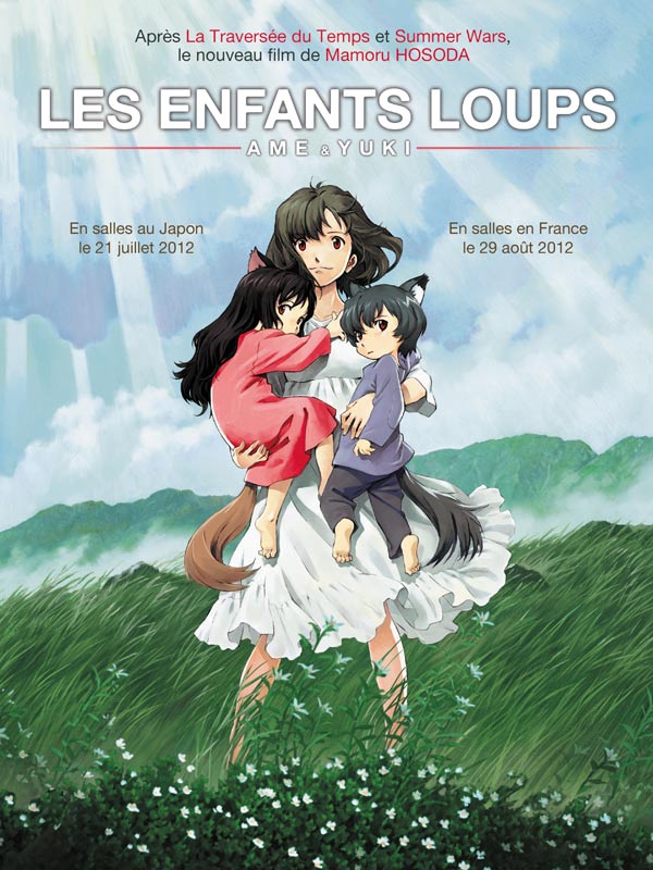 affiche du film Les Enfants Loups, Ame & Yuki