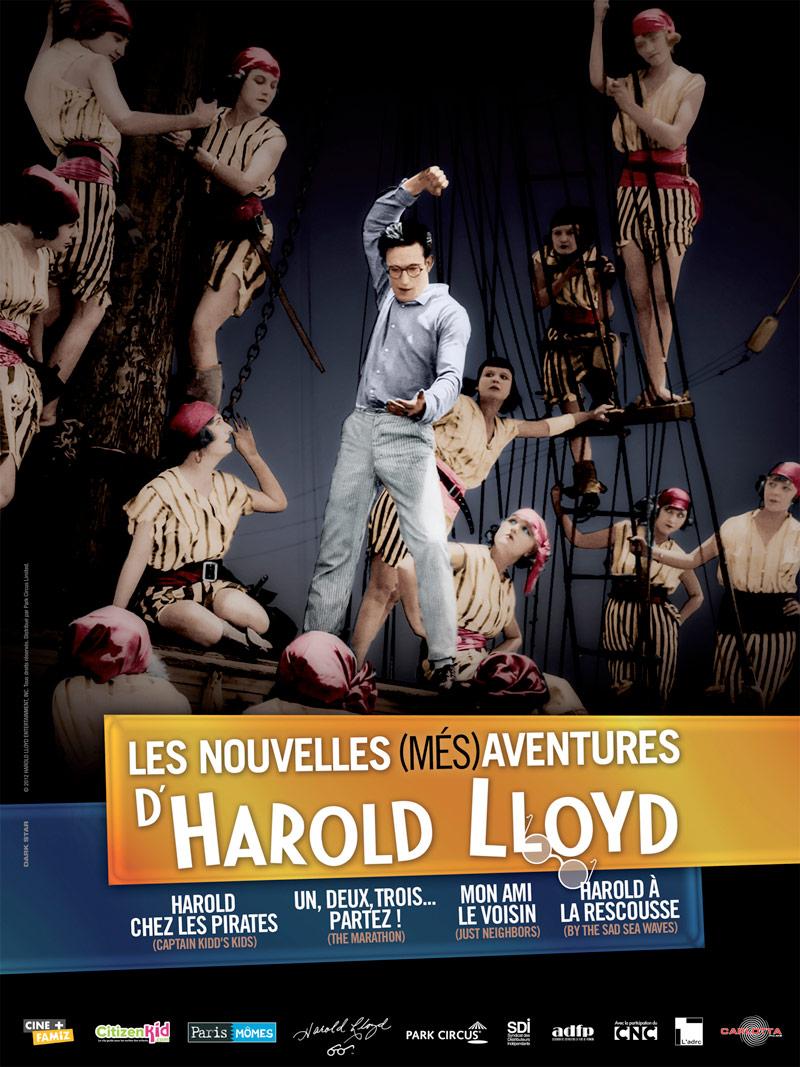 affiche du film Les Nouvelles (Més)aventures d’Harold Lloyd