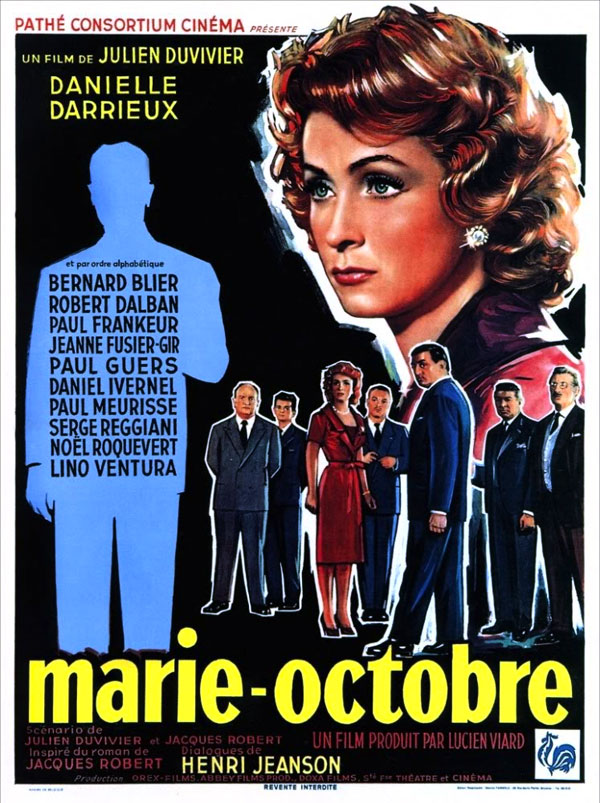 affiche du film Marie-Octobre