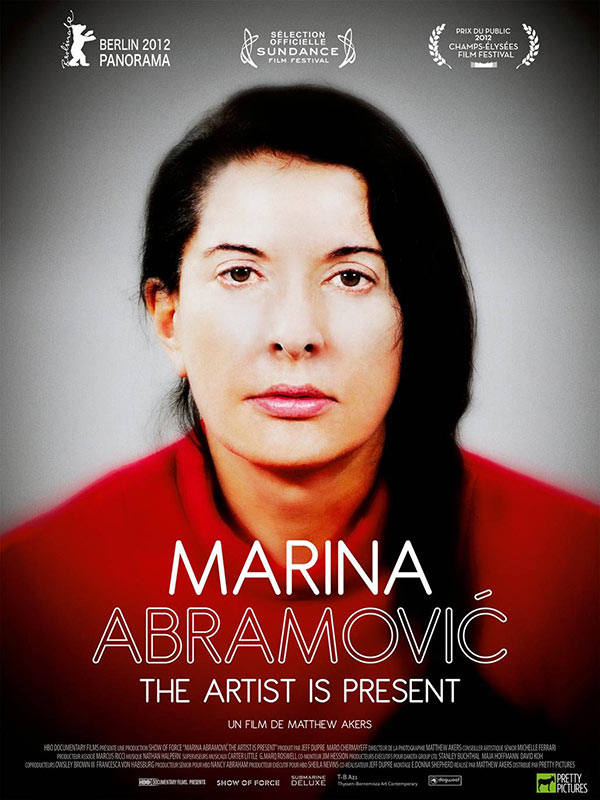 affiche du film Marina Abramovic: The Artist Is Present