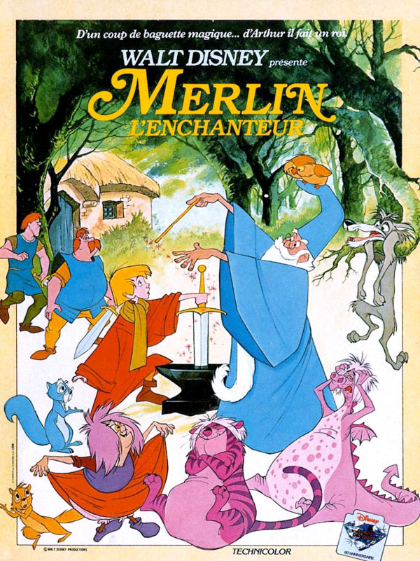 affiche du film Merlin l’enchanteur