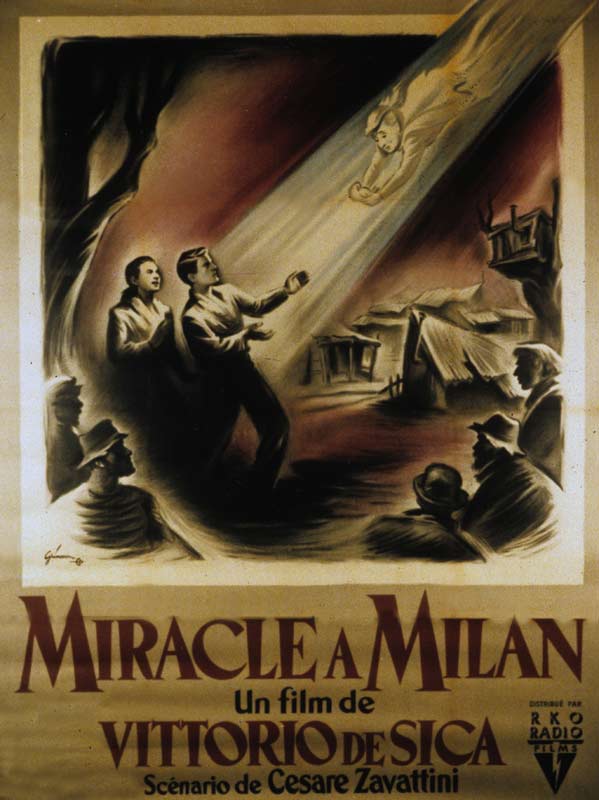 affiche du film Miracle à Milan (Miracolo a Milano)
