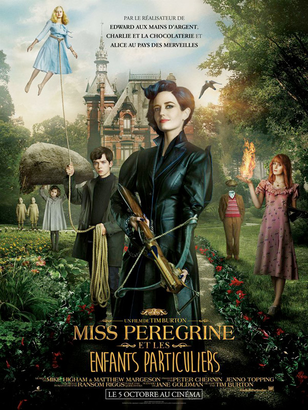 affiche du film Miss Peregrine et les enfants particuliers