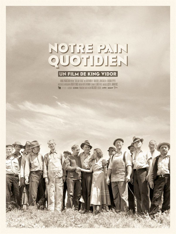 affiche du film Notre pain quotidien