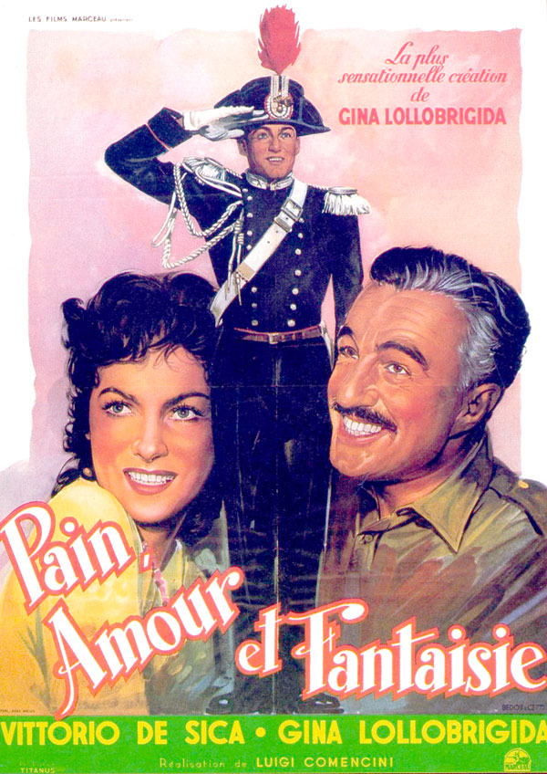 affiche du film Pain, amour et fantaisie (Pane, amore e fantasia)