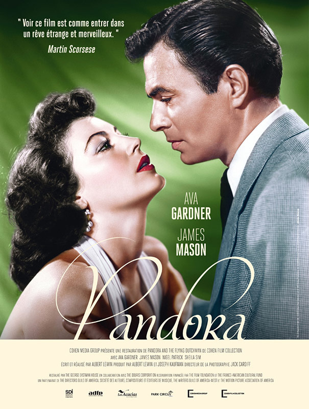 affiche du film Pandora (Pandora and the Flying Dutchman)