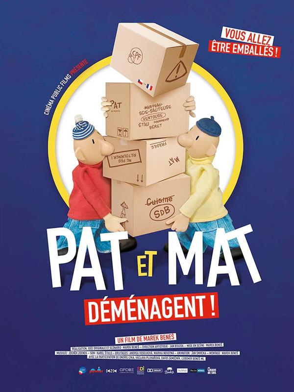 affiche du film Pat et Mat déménagent !
