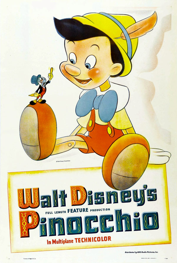 affiche du film La merveilleuse aventure de Pinocchio