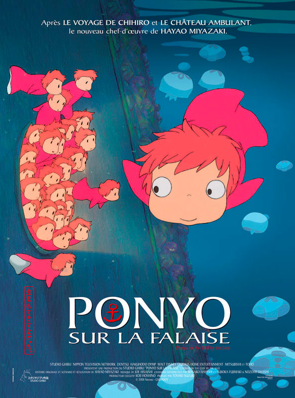 Ponyo sur la falaise