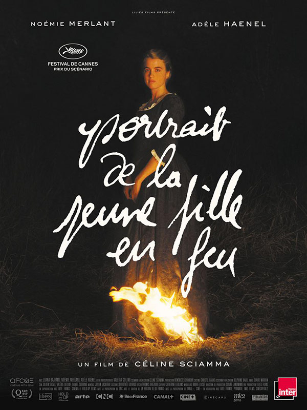 affiche du film Portrait de la jeune fille en feu