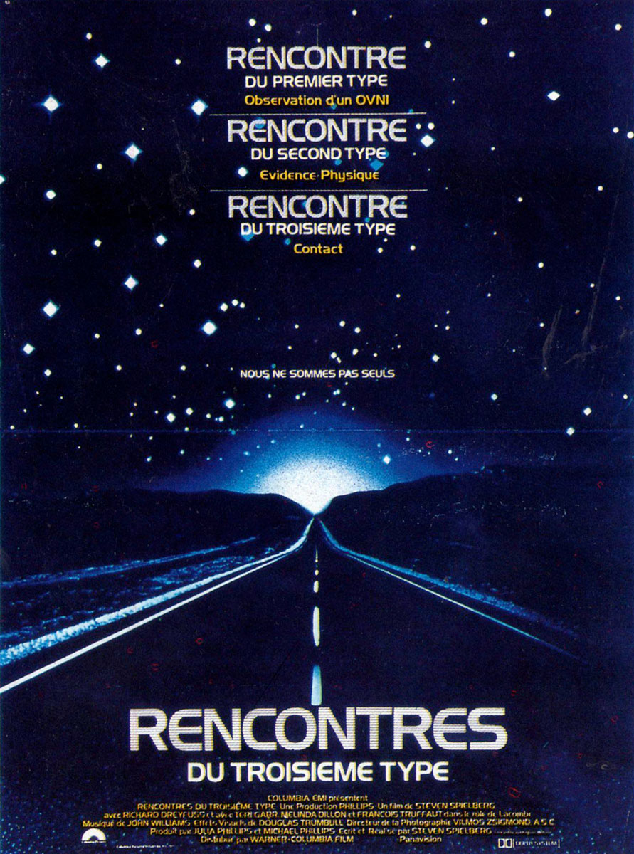 affiche du film Rencontres du troisième type