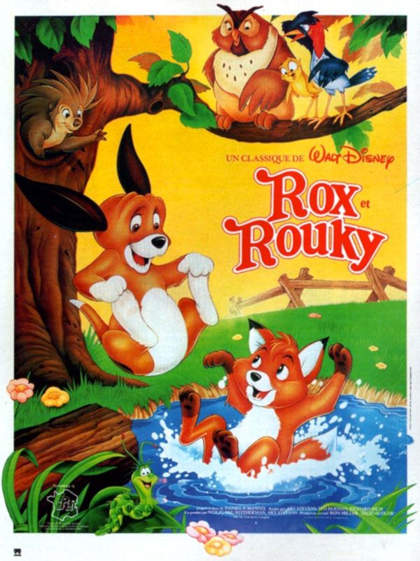 affiche du film Rox et Rouky (The Fox and the Hound)