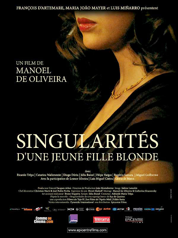 affiche du film Singularités d’une jeune fille blonde