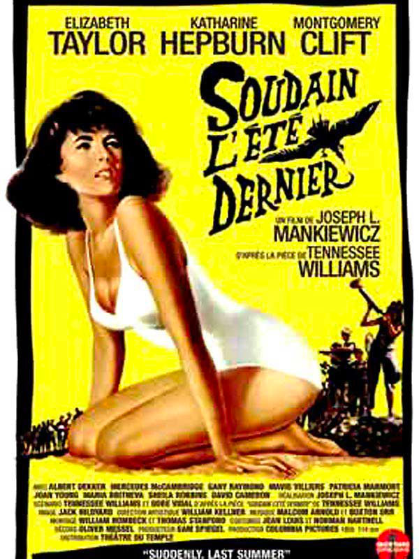 affiche du film Soudain l’été dernier