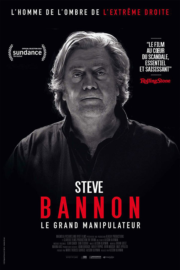 affiche du film Steve Bannon – le grand manipulateur