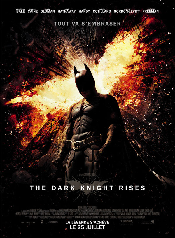 affiche du film The Dark Knight Rises