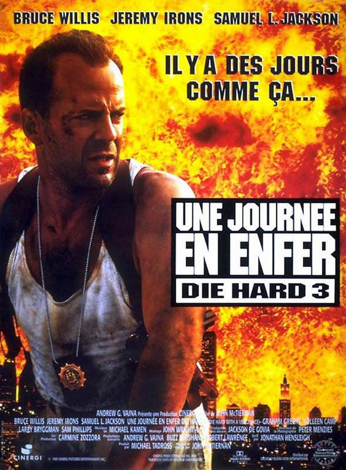 affiche du film Une journée en enfer (Die Hard: With a Vengeance)