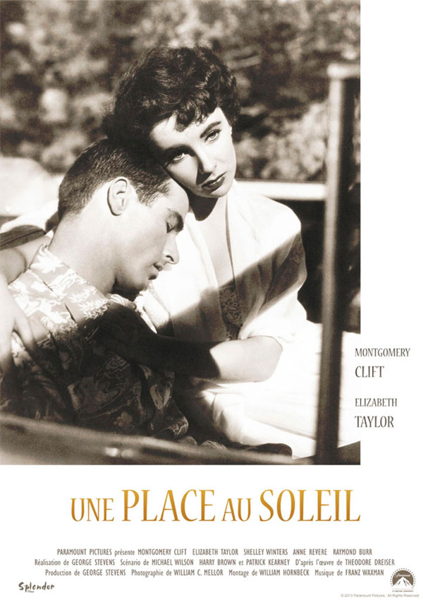 affiche du film Une Place au soleil (A Place in the Sun)