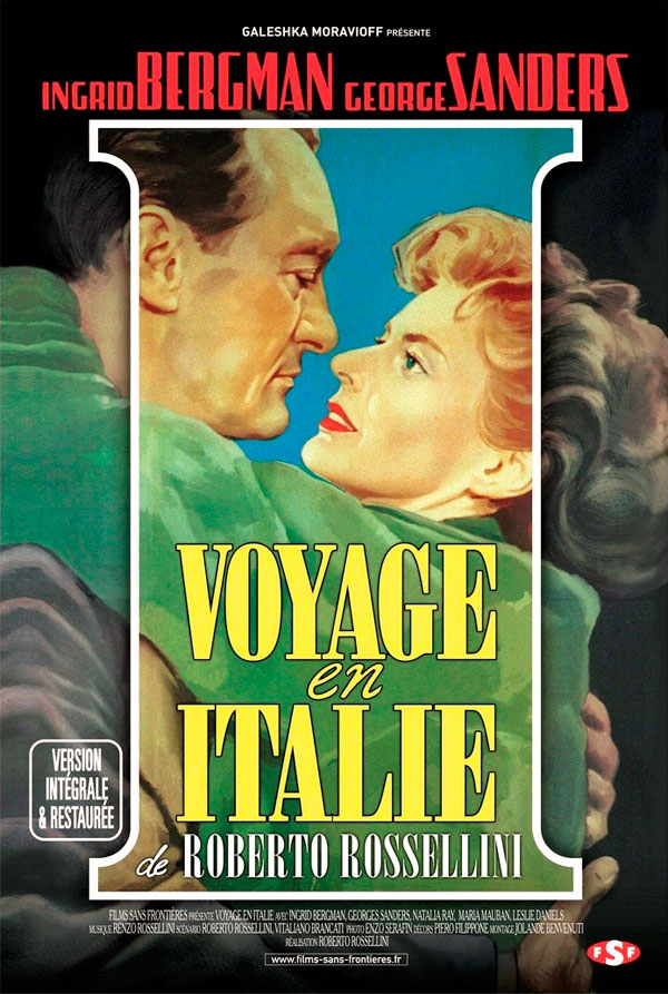 affiche du film Voyage en Italie (Viaggio in Italia)