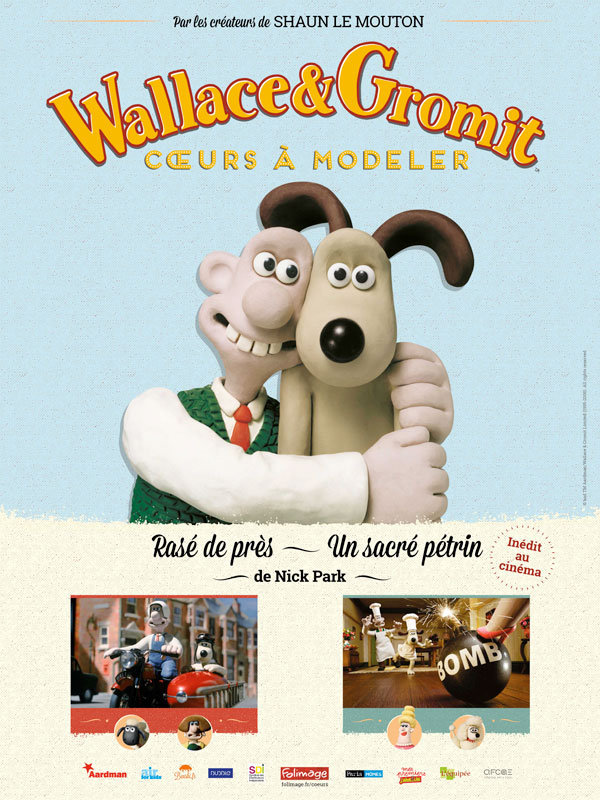 affiche du film Wallace & Gromit : cœurs à modeler
