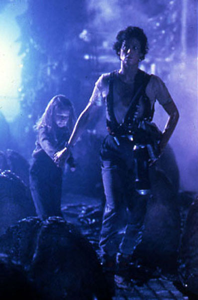 Sigourney Weaver dans Aliens, le retour