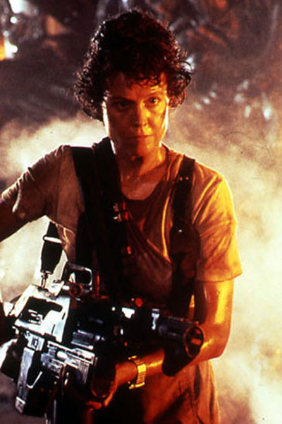 Sigourney Weaver dans Aliens, le retour