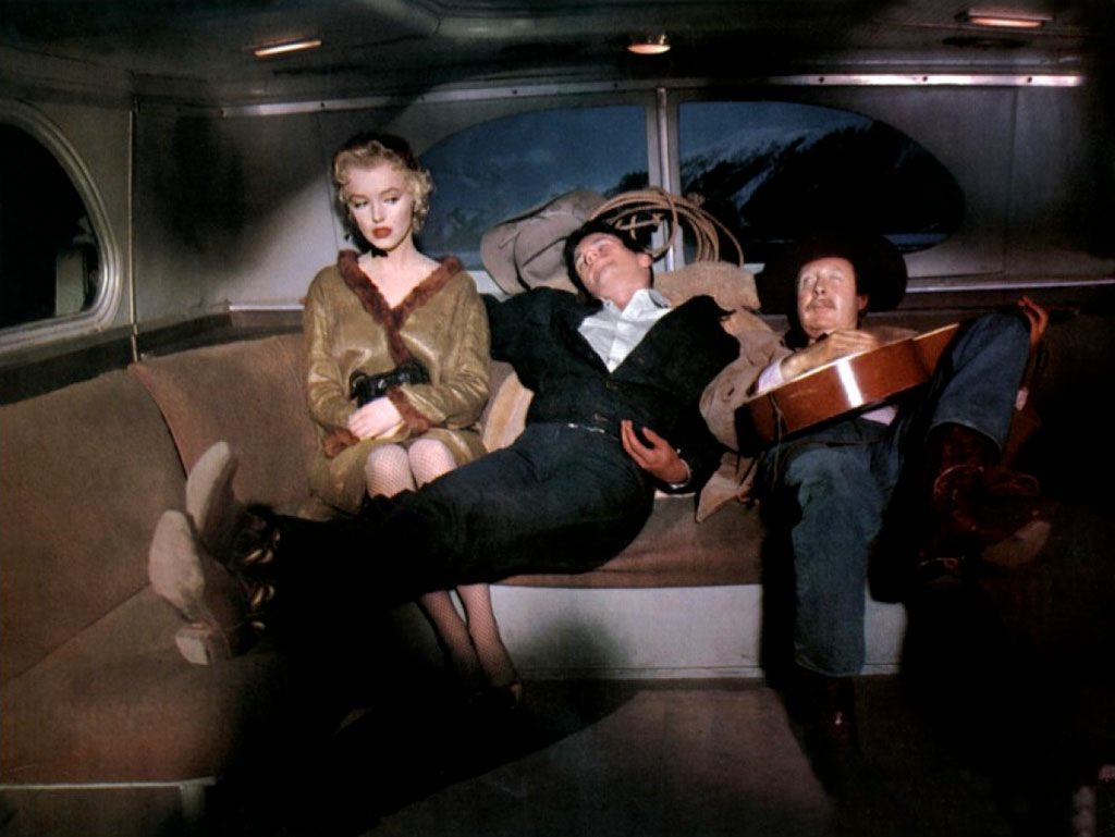 Marilyn Monroe, Don Murray dans Arrêt d'autobus