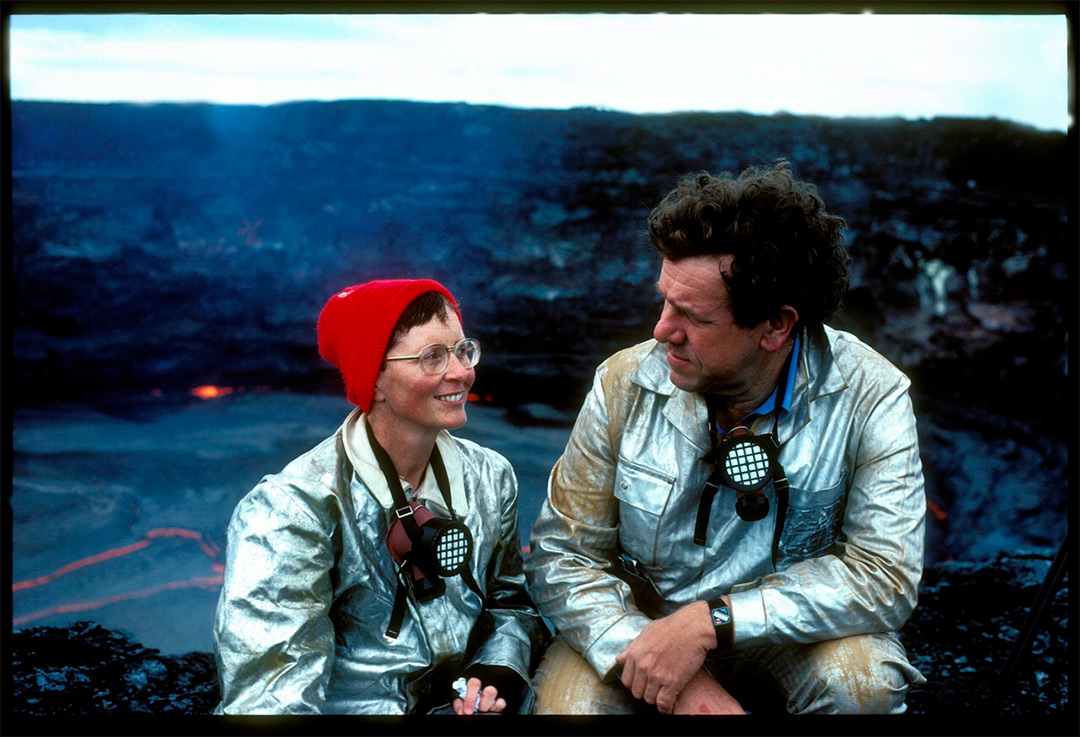 dans Au Cœur des volcans, requiem pour Katia et Maurice Krafft