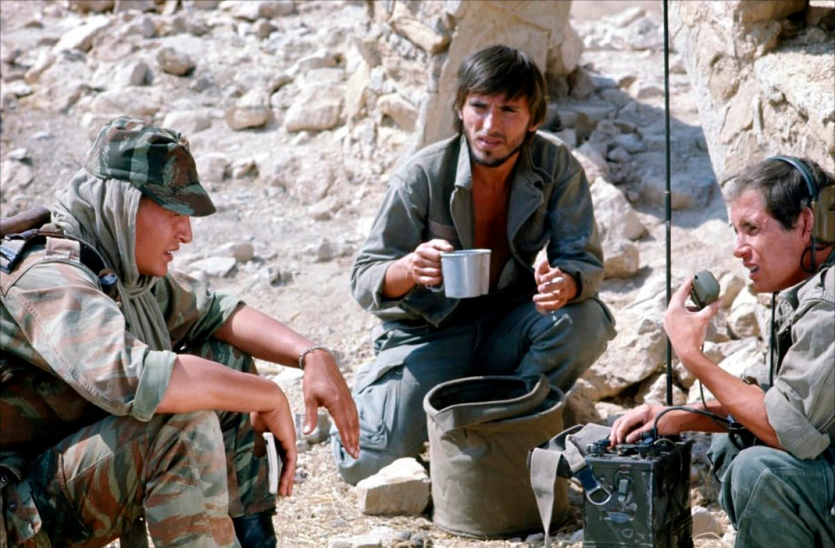 Philippe Léotard, Alexandre Arcady, Jacques Canselier dans Avoir 20 ans dans les Aurès