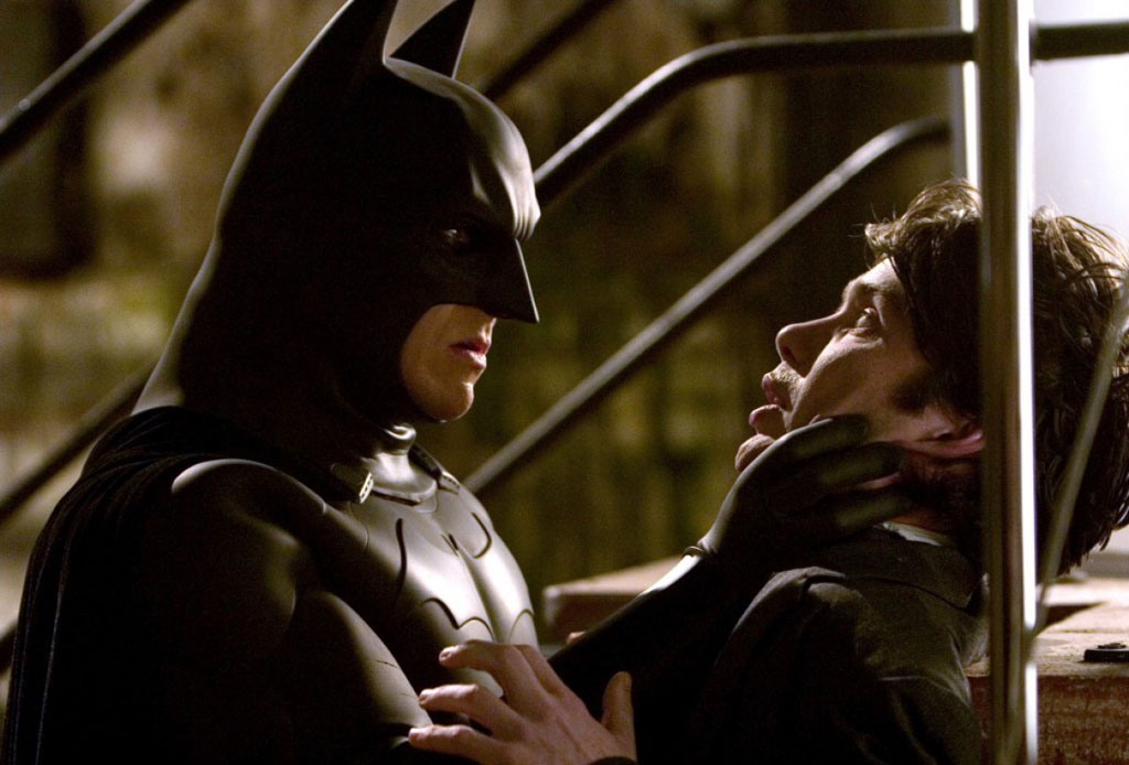 Christian Bale, Cillian Murphy dans Batman Begins