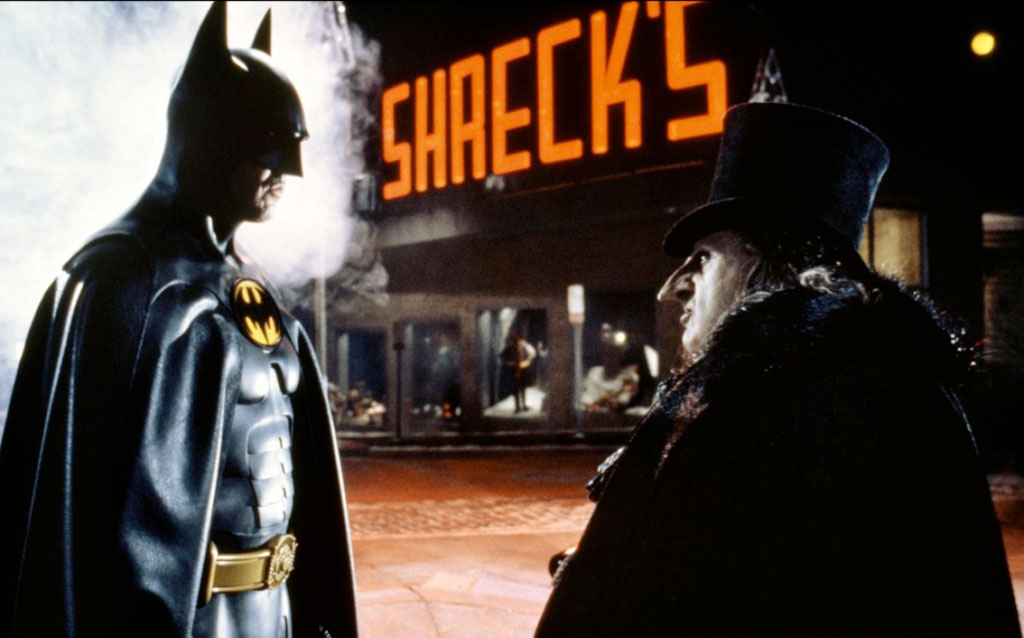 Michael Keaton, Michelle Pfeiffer dans Batman, le défi