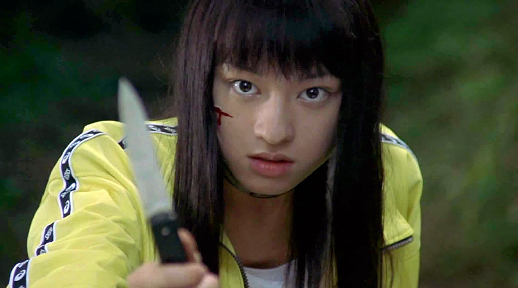 Chiaki Kuriyama dans Battle royale