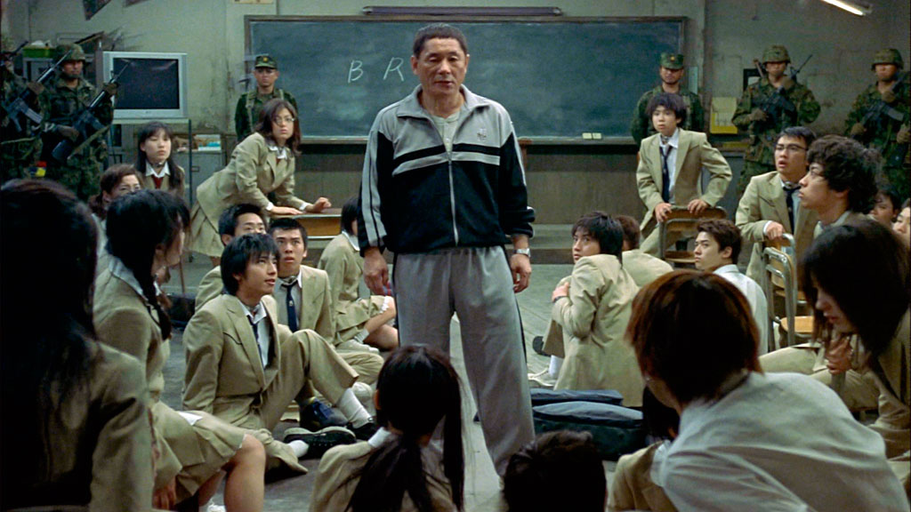 Takeshi Kitano dans Battle royale