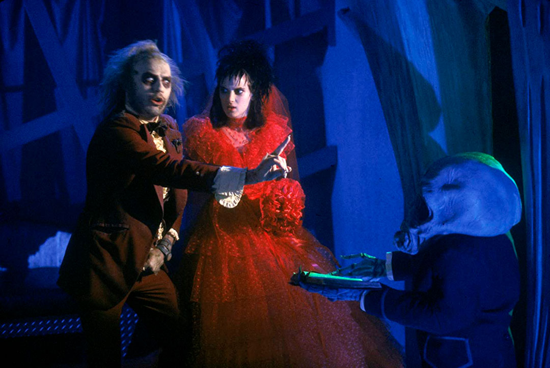 Winona Ryder, Michael Keaton, Tony Cox dans Beetlejuice