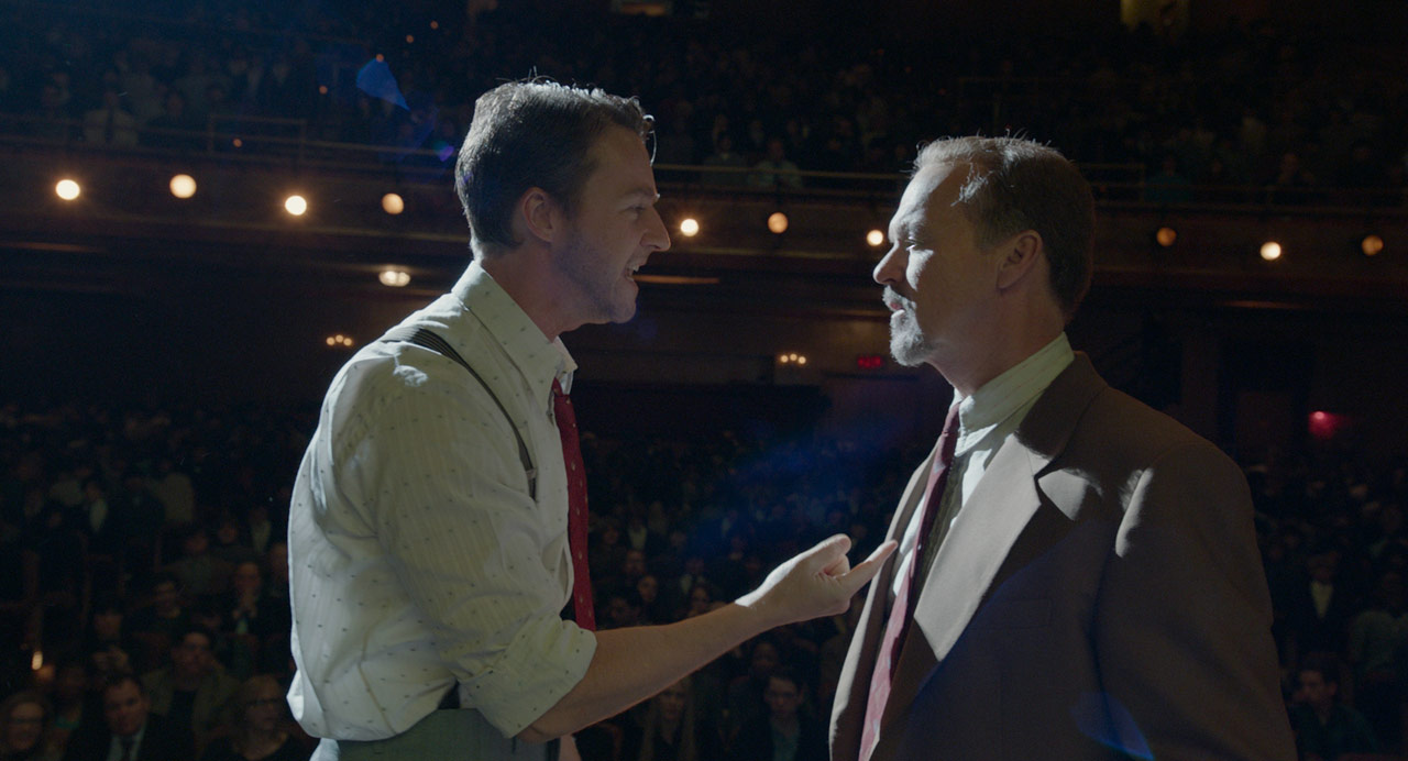 Michael Keaton, Edward Norton dans Birdman