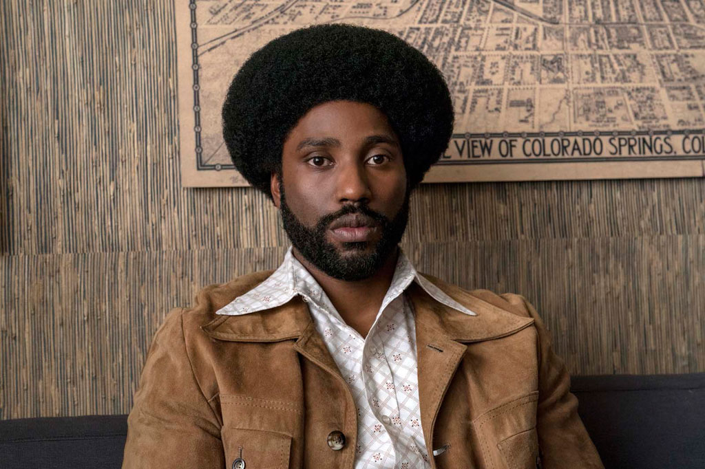 John David Washington dans BlacKkKlansman