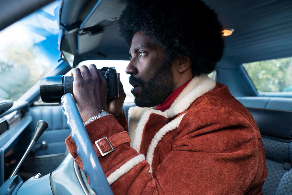 John David Washington dans BlacKkKlansman