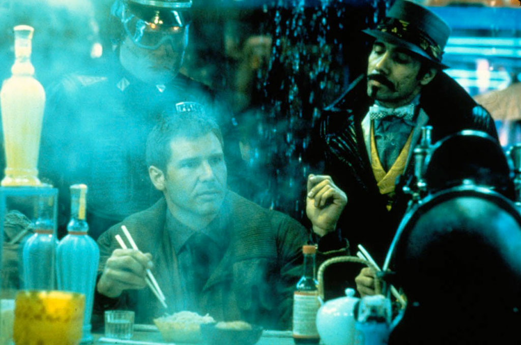 Harrison Ford, Edward James Olmos dans Blade Runner