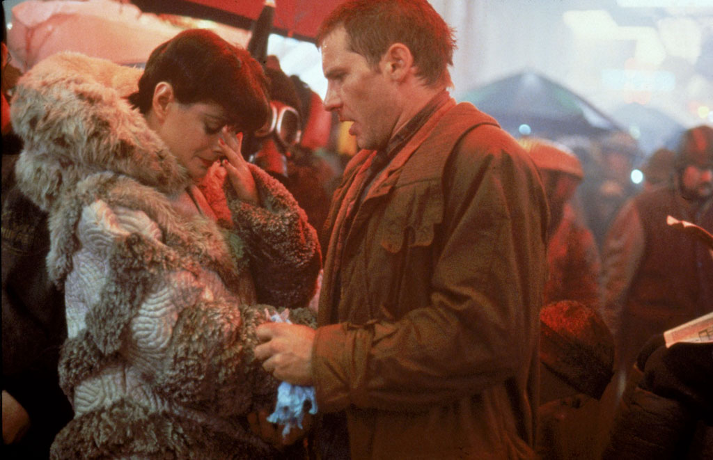 Harrison Ford, Sean Young dans Blade Runner