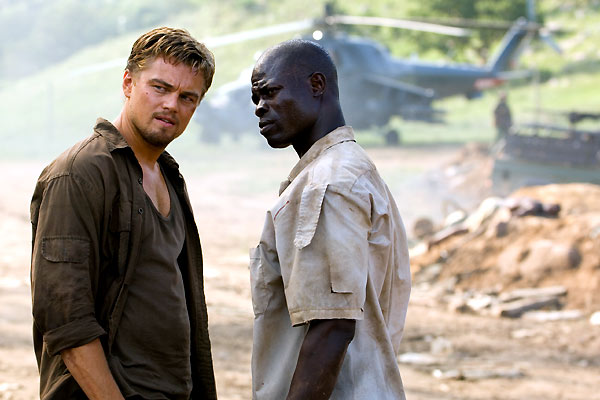 Djimon Hounsou, Leonardo DiCaprio dans Blood Diamond